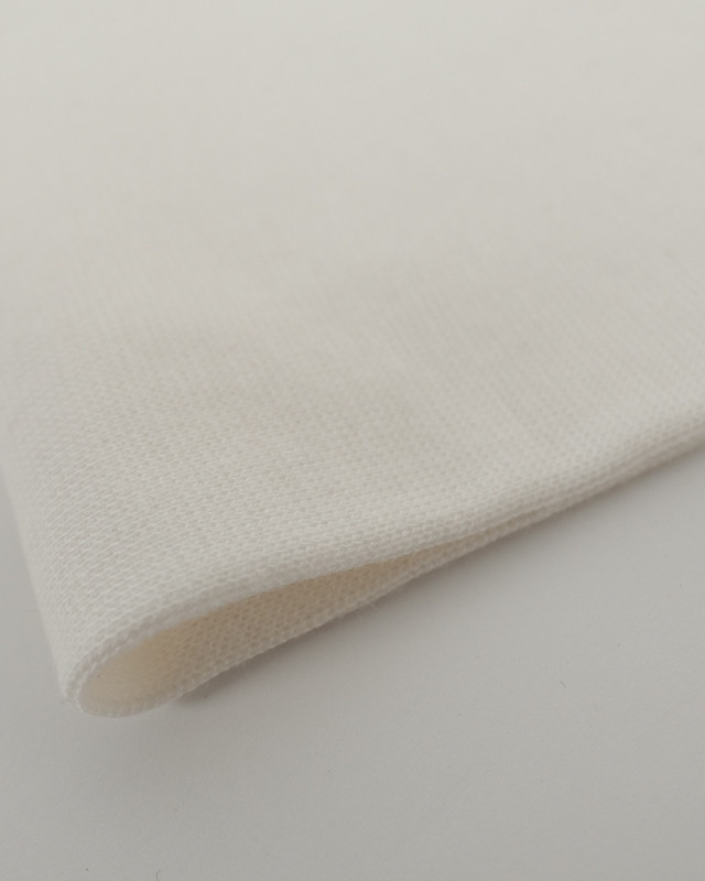 Ribete elástico 1x1 con certificación Oeko-Tex, color crudo - Maison Klem